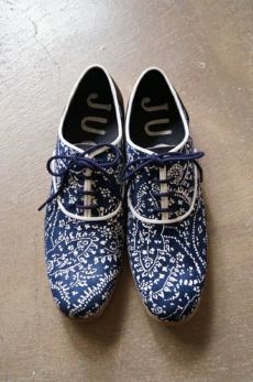 JUCO ジュコ <br>ペイズリーレースアップシュー
