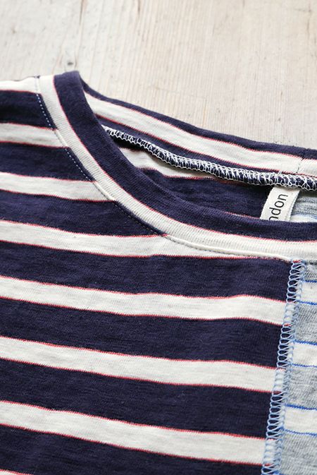 【SALE】figlondon ボーダーはぎはぎワンピース fig LONDON フィグロンドン ボーダーはぎはぎワンピース(SS