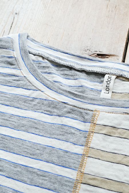 fig LONDON フィグロンドン ボーダーはぎはぎワンピース(SS) | T.T. GARRET fig LONDON フィグロンドン ボーダーはぎはぎワンピース(SS) | T.T. GARRET