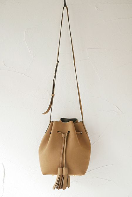 StitchandSew ステッチアンドソー Drawstring shoulder bag | T.T. GARRET