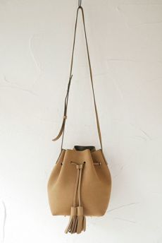 StitchandSew ステッチアンドソー <BR>Drawstring shoulder bag