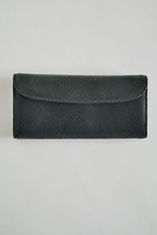 StitchandSew ステッチアンドソー <BR>Flap Long Wallet (型押しリザード)
