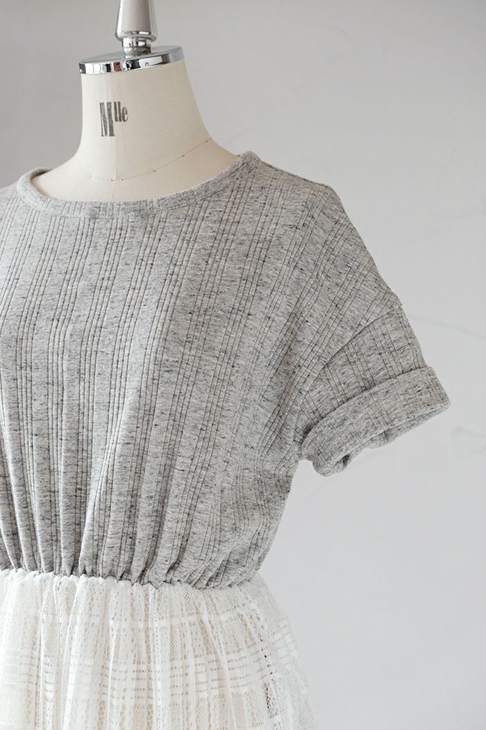 bedsidedrama ベッドサイドドラマ Pleats Lace One-Piece(SS