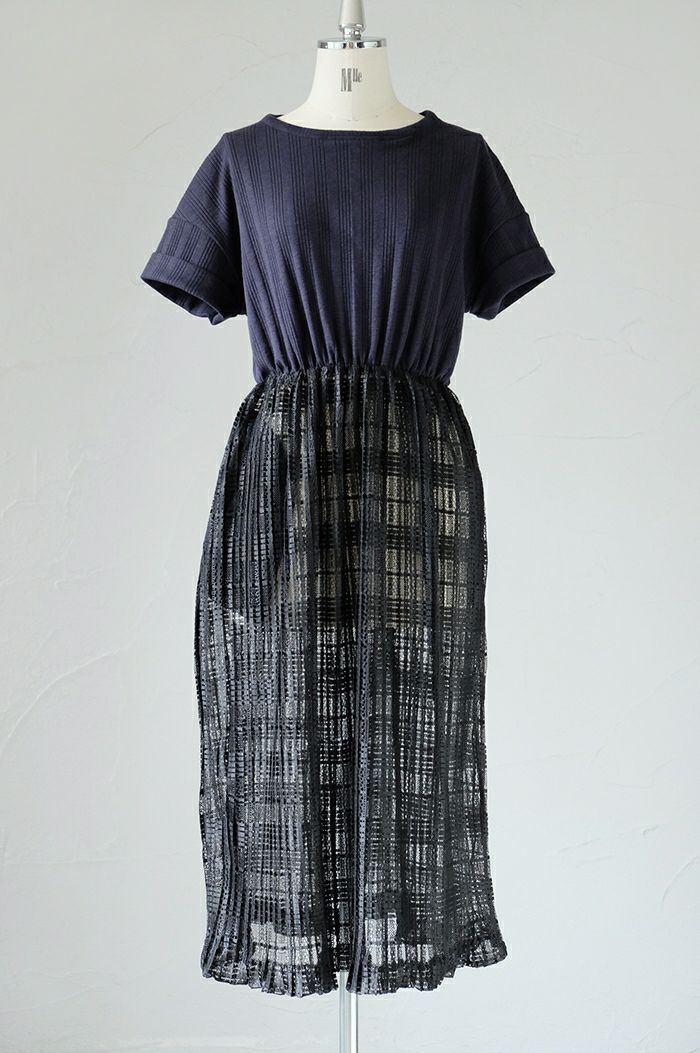 bedsidedrama ベッドサイドドラマ <br>Pleats Lace One-Piece(SS)