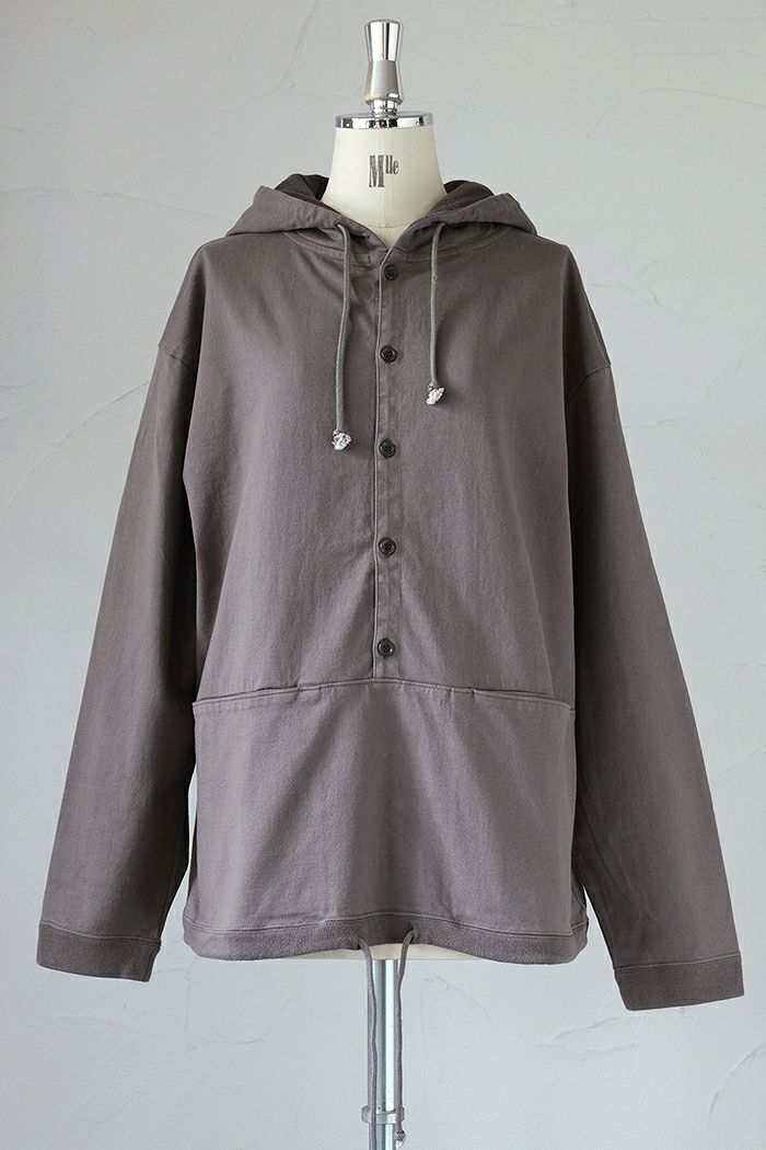 crepuscule クレプスキュール Button P/O hoodie (AW) | T.T. GARRET