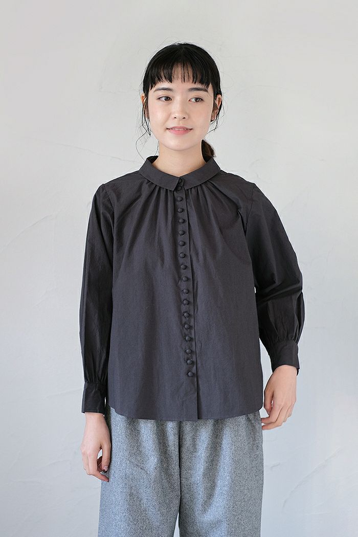 pot and tea ポットアンドティー 釦たくさんブラウス(春秋冬) | T.T.  