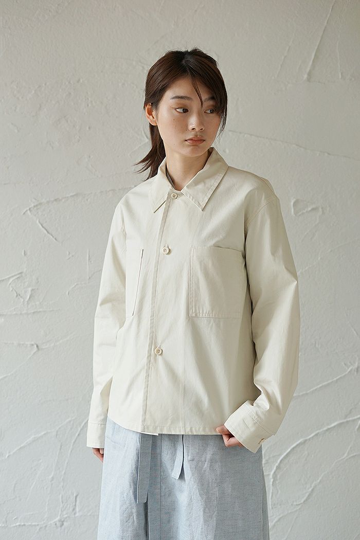 THE HINOKI ザ ヒノキ , オーガニックコットンウェザー ショートシャツジャケット(SS)