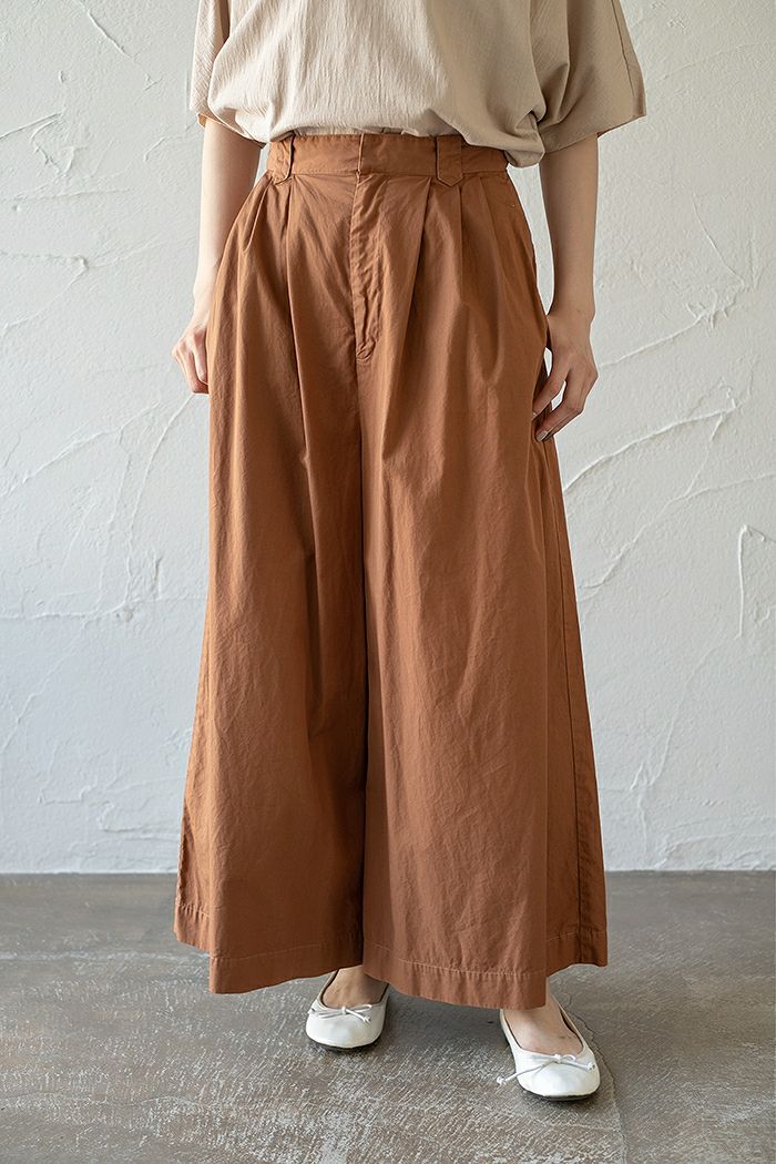 Lene non finito レネ ノンフィニート <br>メイリーギャバーキュロットパンツ(21SS)