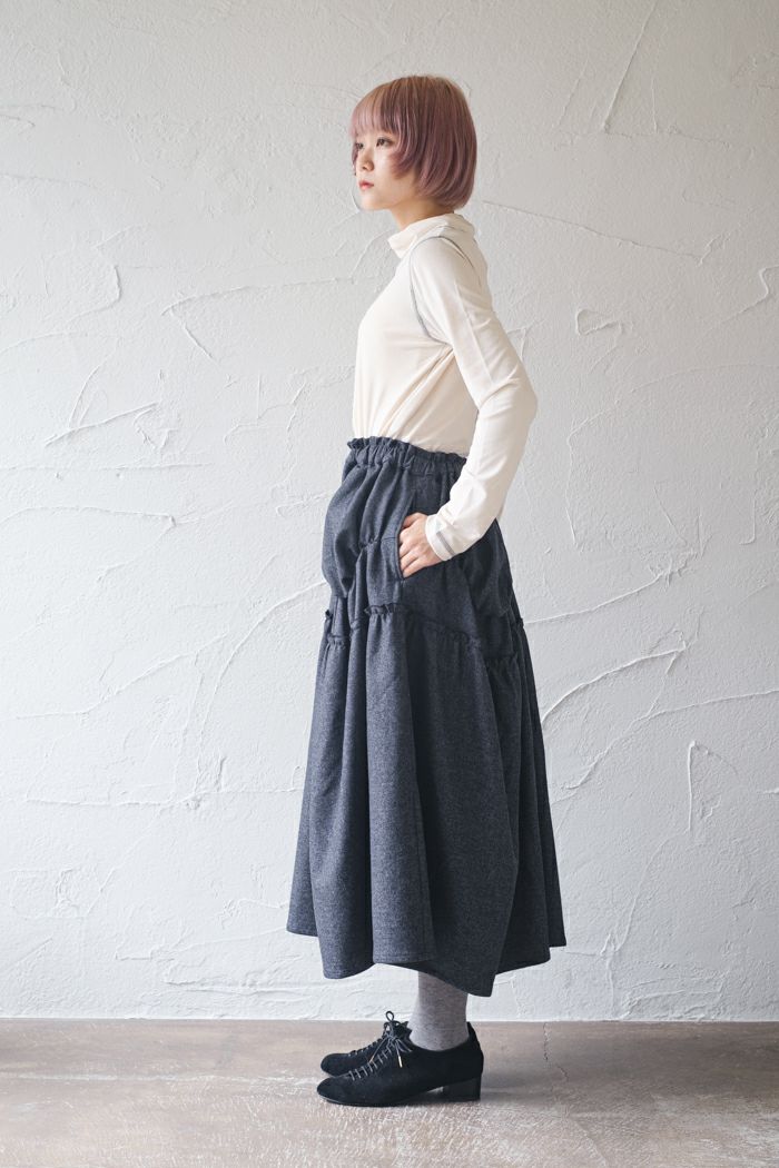 HOUGA ホウガ mia skirt (AW) | T.T. GARRET