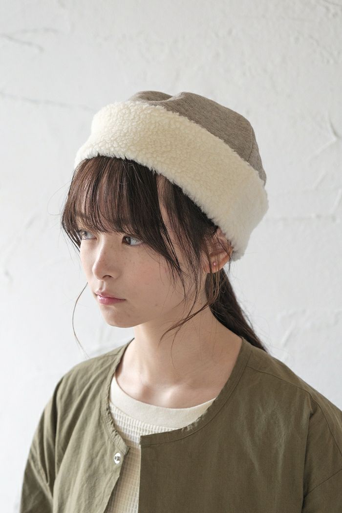 mature ha. マチュアーハ hood cap organic cotton (AW) | T.T.