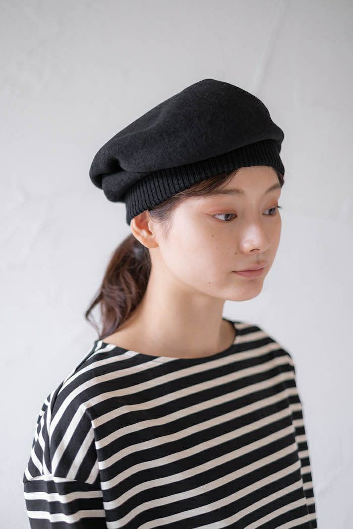 mature ha. マチュアーハ boxed hat 11cm brim -switch color line 