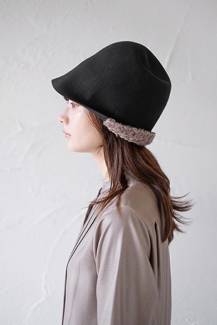 大きい割引 新品 MATURE HA マチュアーハ ウール folding hat HAT - 帽子