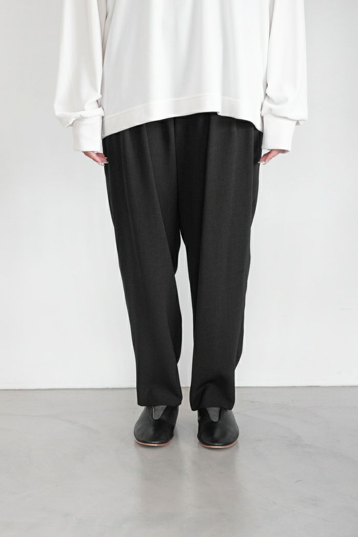 CULLNI クルニ 2 Tuck Wide Pants With Long Belt(22AW) | T.T. GARRET