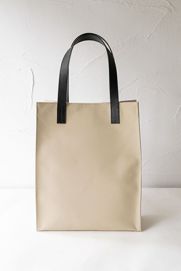 CULLNI クルニ Leather Pocket Canvas Tote(basic) | T.T. GARRET