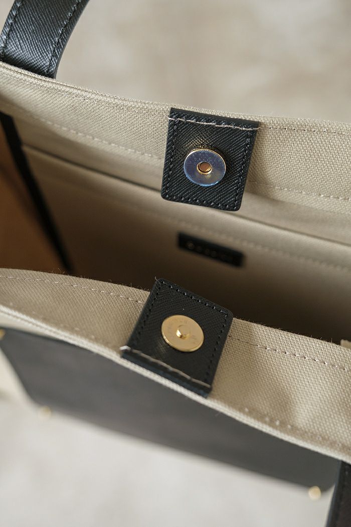 CULLNI クルニ Leather Pocket Canvas Tote(basic) | T.T. GARRET