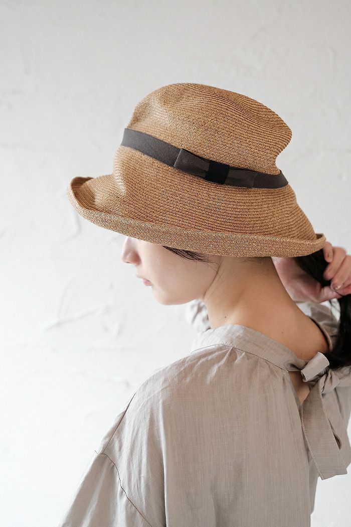 mature ha. マチュアーハ boxed hat 11cm brim - plain tape(22SS 