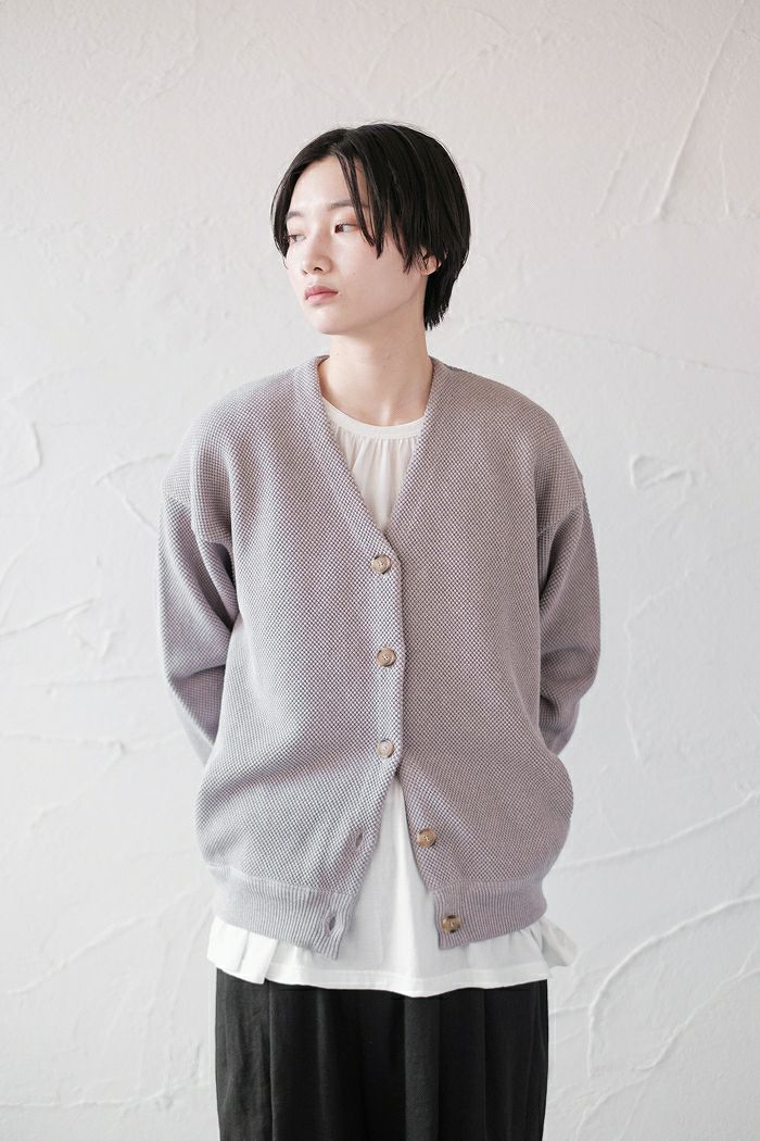 crepuscule クレプスキュール MOSS STITCH CARDIGAN-