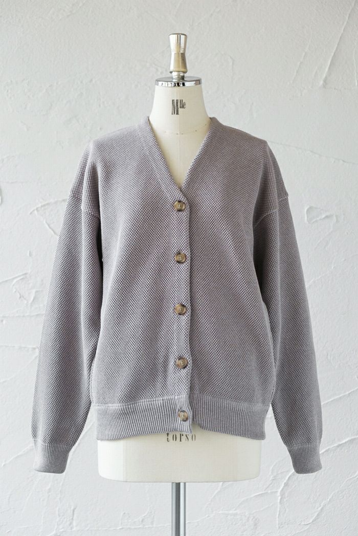 crepuscule クレプスキュール Moss Stitch V/N Cardigan (22SS) | T.T.
