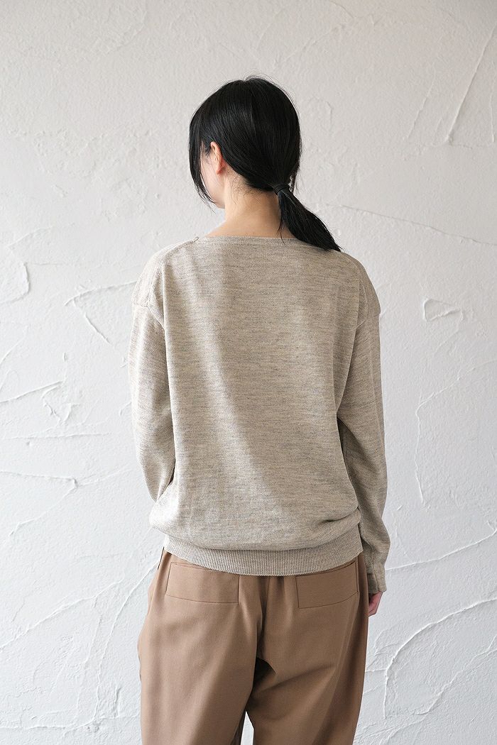 crepuscule クレプスキュール Ramie Basque Knit (SS) | T.T. GARRET