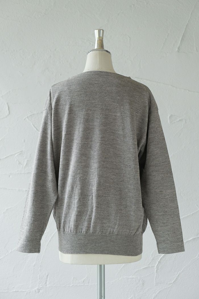 crepuscule (クレプスキュール) Ramie Basque Knit / ラミーバスクニット