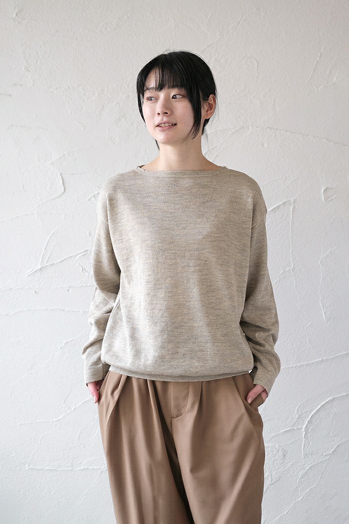 crepuscule クレプスキュール Ramie Basque Knit (SS) | T.T. GARRET