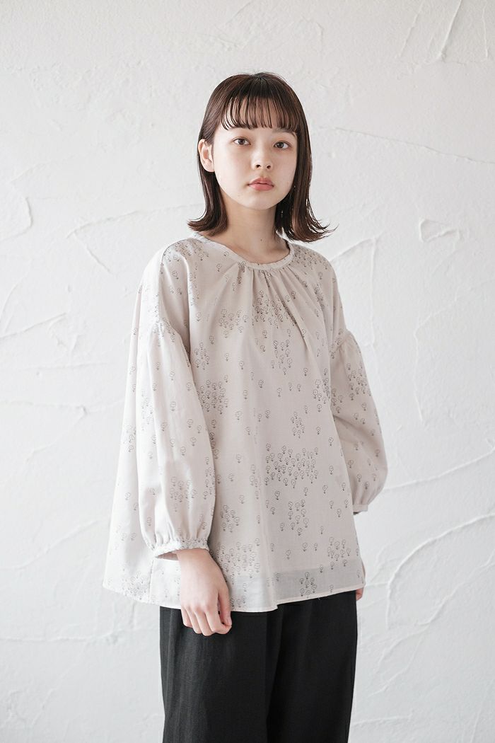 Gauze# ガーゼ LIBERTYスイッチングブラウス(23SS) | T.T. GARRET