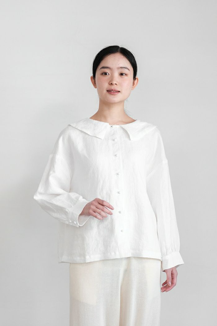 MAGALI マガリ キャンバスリネンセーラープルオーバー(24SS) | T.T. GARRET