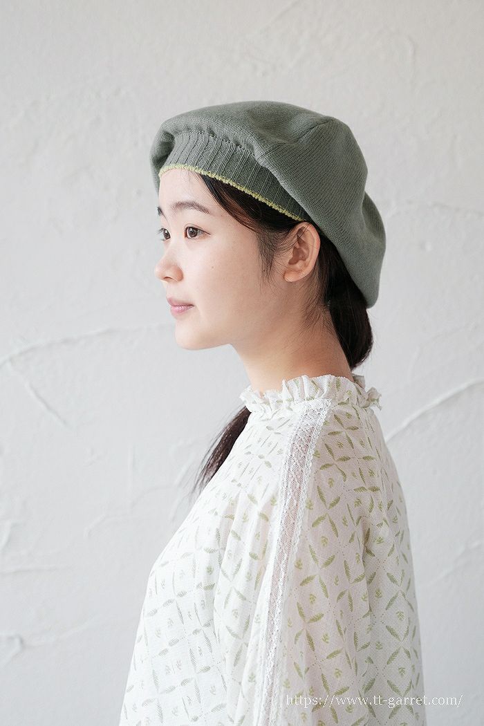 gasa*grue ガサ グルー <BR>Keep smiling ニットベレー(22AW)