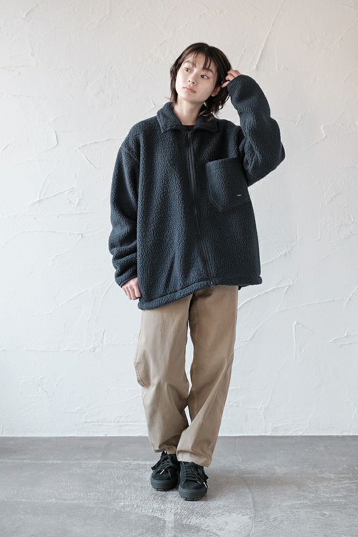 STONEMASTER/BOMBER JACKET/L/ポリエステル/GRY/無地/SMMF224022J-