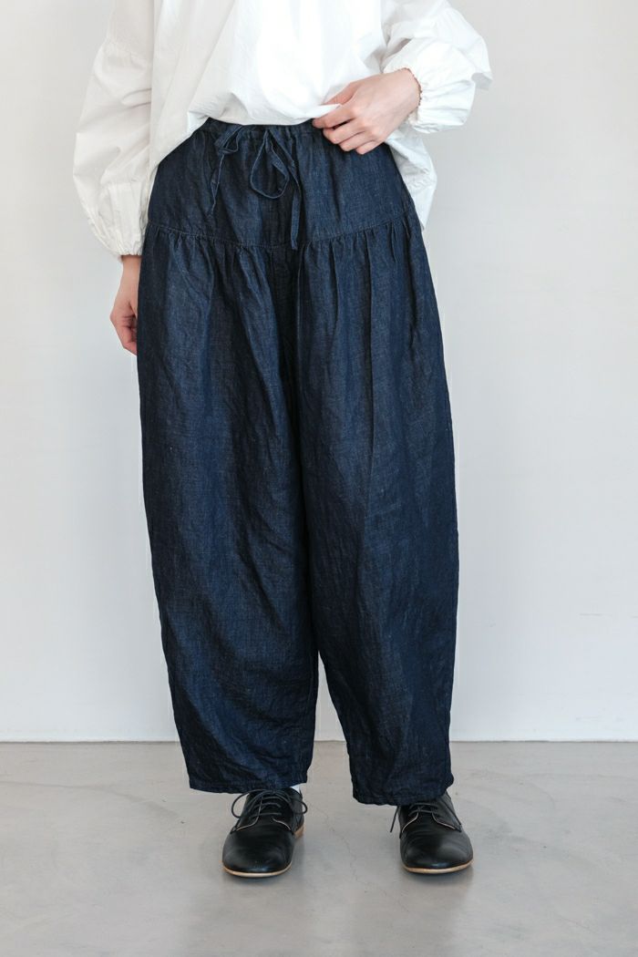  Gauze# ガーゼ <br>インディゴクリムトパンツ(25SS/basic)