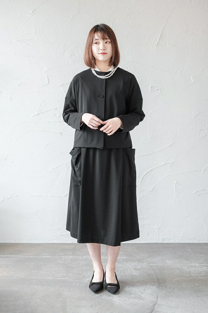 nooy ジャケット　ラミー　麻 nooy ヌーイ 接結ジョーゼット フロージャケット(23SS) | T.T.