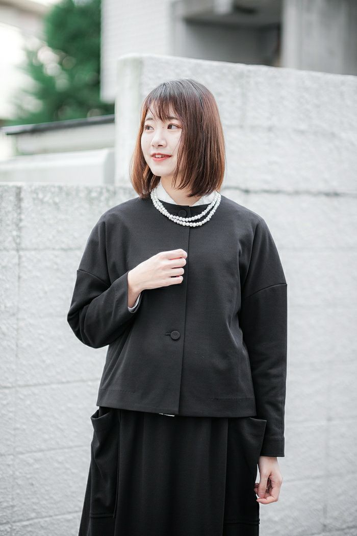 nooy ヌーイ 接結ジョーゼット フロージャケット(23SS) | T.T. GARRET 