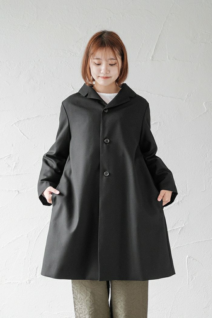 nooy ヌーイ ウールサージベルコート(22AW) | T.T. GARRET