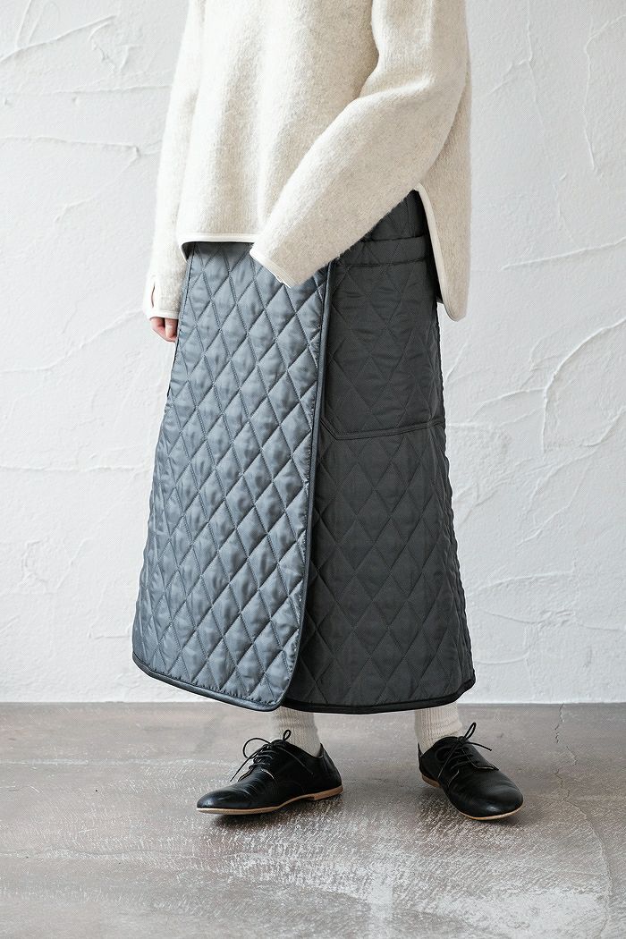 ASEEDONCLOUD アシードンクラウド  <br>Zephyros wrap skirt (AW)