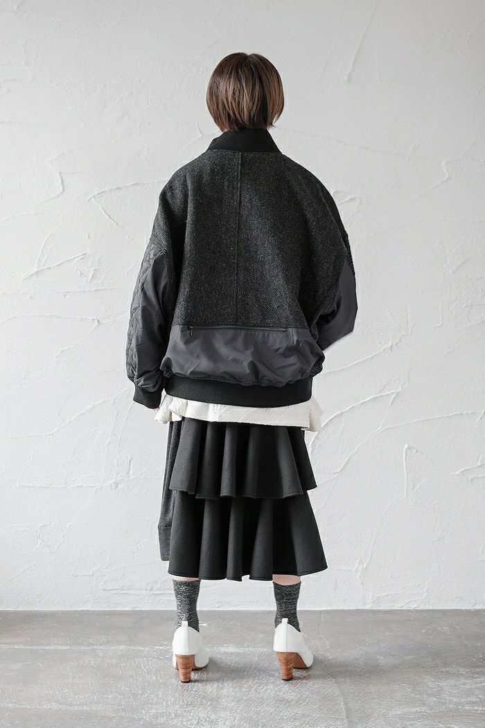 STOF ストフ Melting Textile Blouson (22AW) | T.T. GARRET