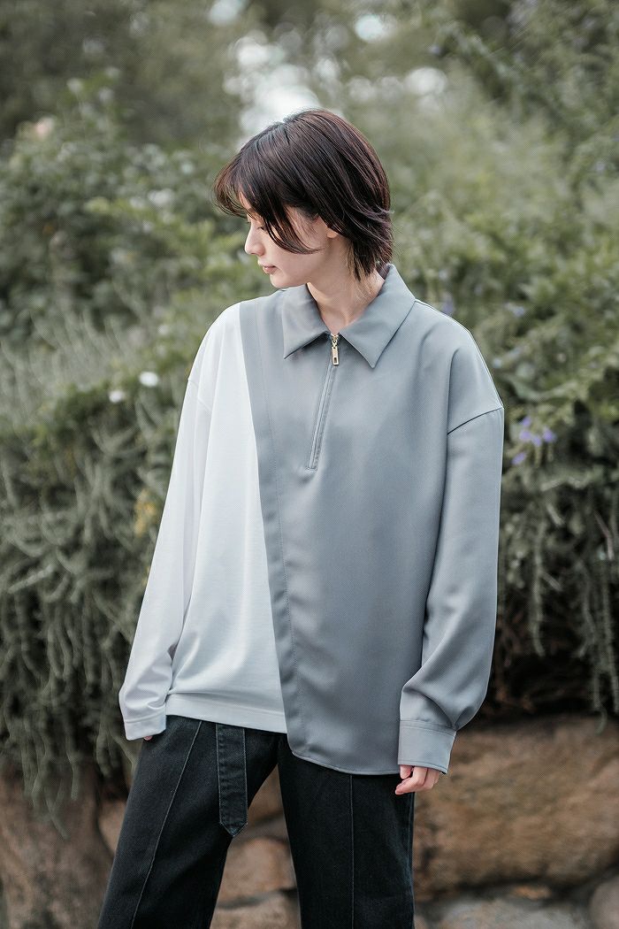 CULLNI クルニ Combination Layered Zip Shirts(22AW) | T.T. GARRET