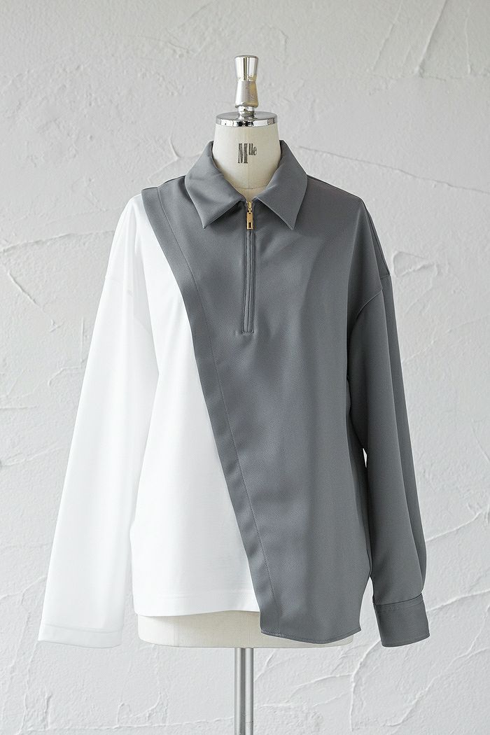 CULLNI クルニ Combination Layered Zip Shirts(22AW) | T.T. GARRET