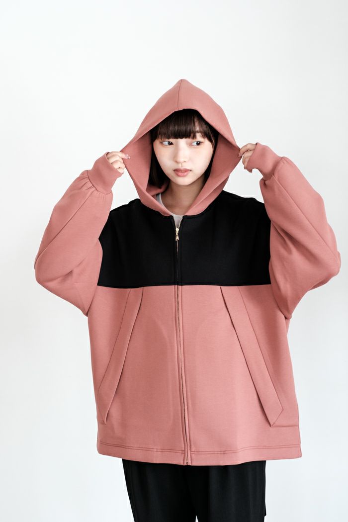 CULLNI 22aw セットアップ　ピンク CULLNI（クルニ）の「22-AW-005 / Double Satin Zip Hem Slim