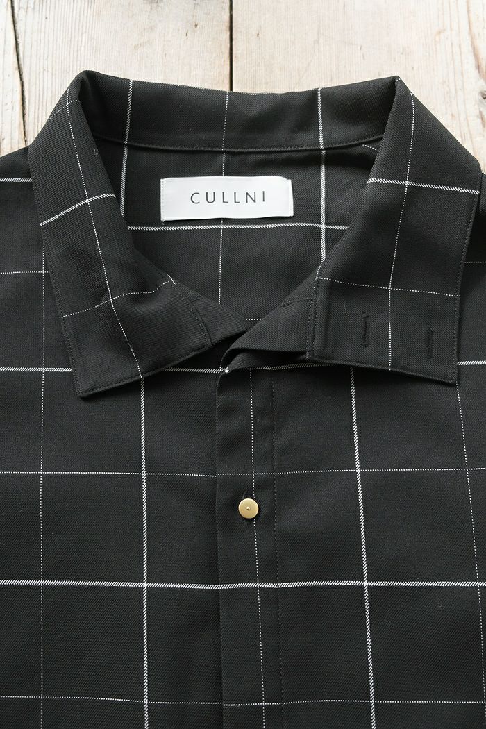 CULLNI クルニ Windpen Check Stand Collar Shirts(22AW) | T.T. GARRET