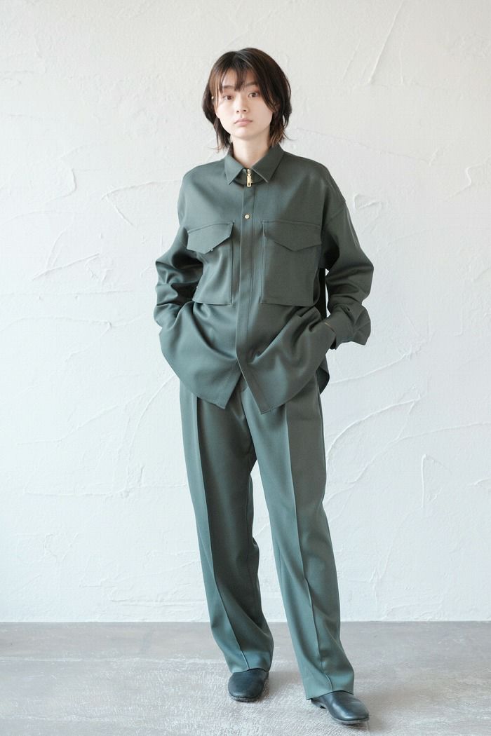 CULLNI クルニ Wool Chino Wide 1-Tuck Gurkha Pants(22AW) | T.T. GARRET