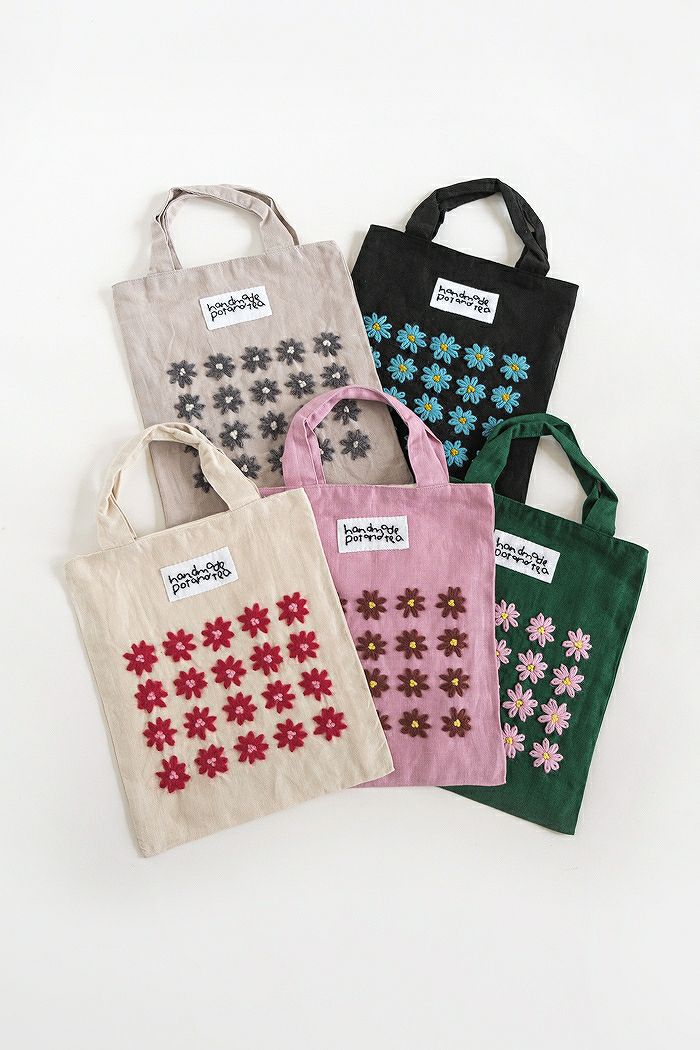 pot and tea ポットアンドティー <br>9つの花ミニバッグ(basic)