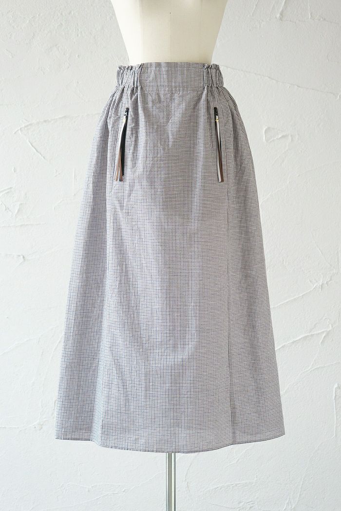 MAUVAISES HERBES モヴェズエルヴ チェックロングスカート(SS) | T.T.  