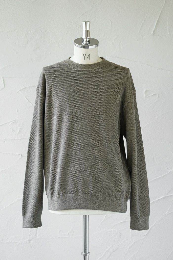 crepuscule クレプスキュール Cotton cashmere Moc neck L/S (21AW