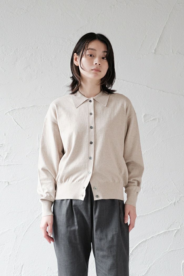 crepuscule Knit Polo L/S クレプスキュール ニット - beaconparenting.ie