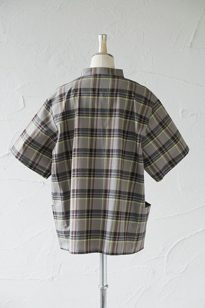 bedsidedrama ベッドサイドドラマ Checked China shirt (23SS) | T.T.