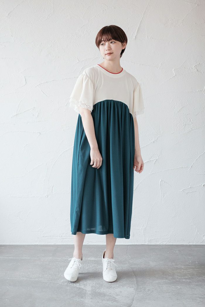 bedsidedrama ベッドサイドドラマ <br>Double sleeves dress (23SS)