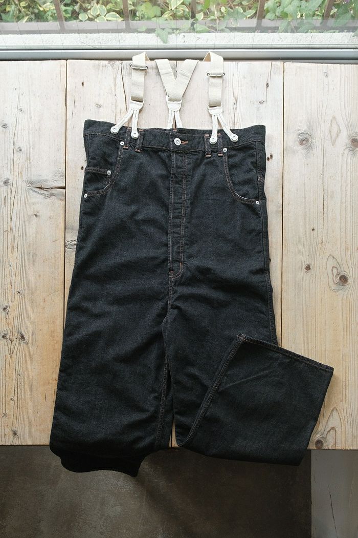 NATIVE VILLAGE ネイティブヴィレッジ Denim サスペンダーパンツ