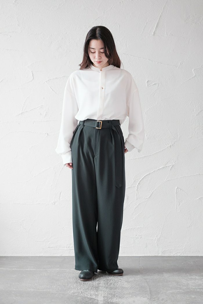 CULLNI クルニ 2 Tuck Wide Pants(23SS) | T.T. GARRET