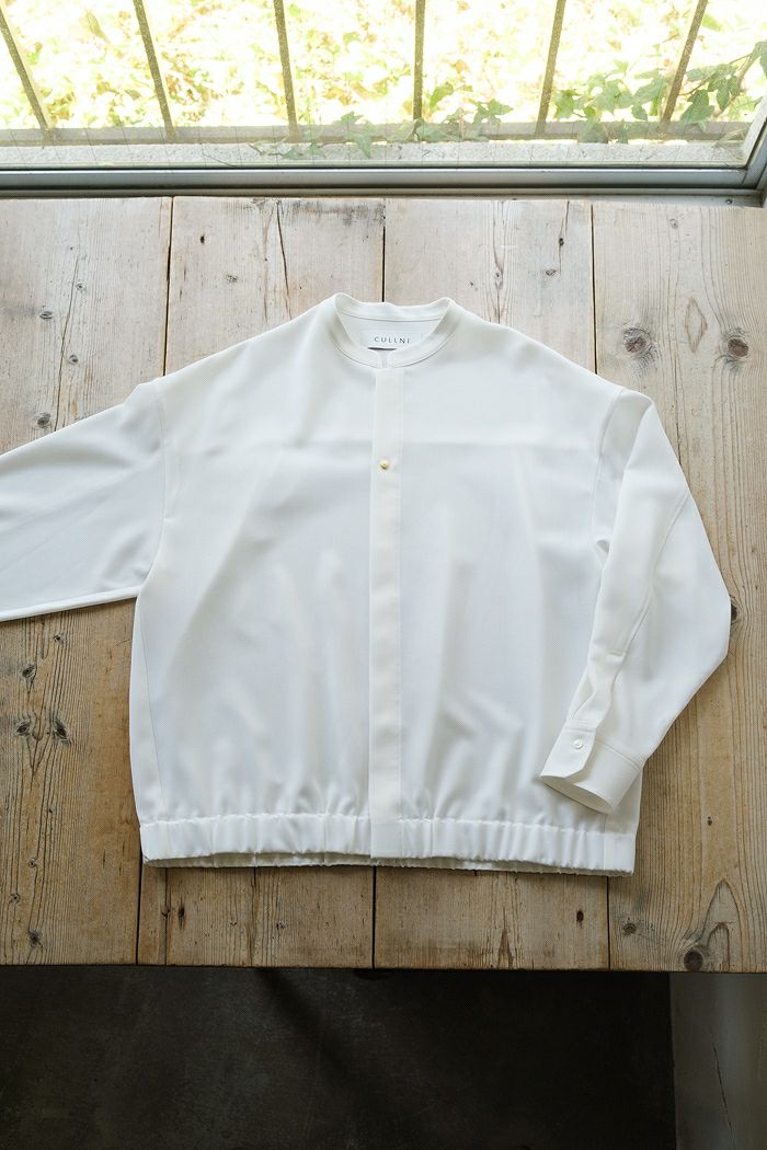 CULLNI クルニ Band Collar Shirt Blouson(23SS) | T.T. GARRET