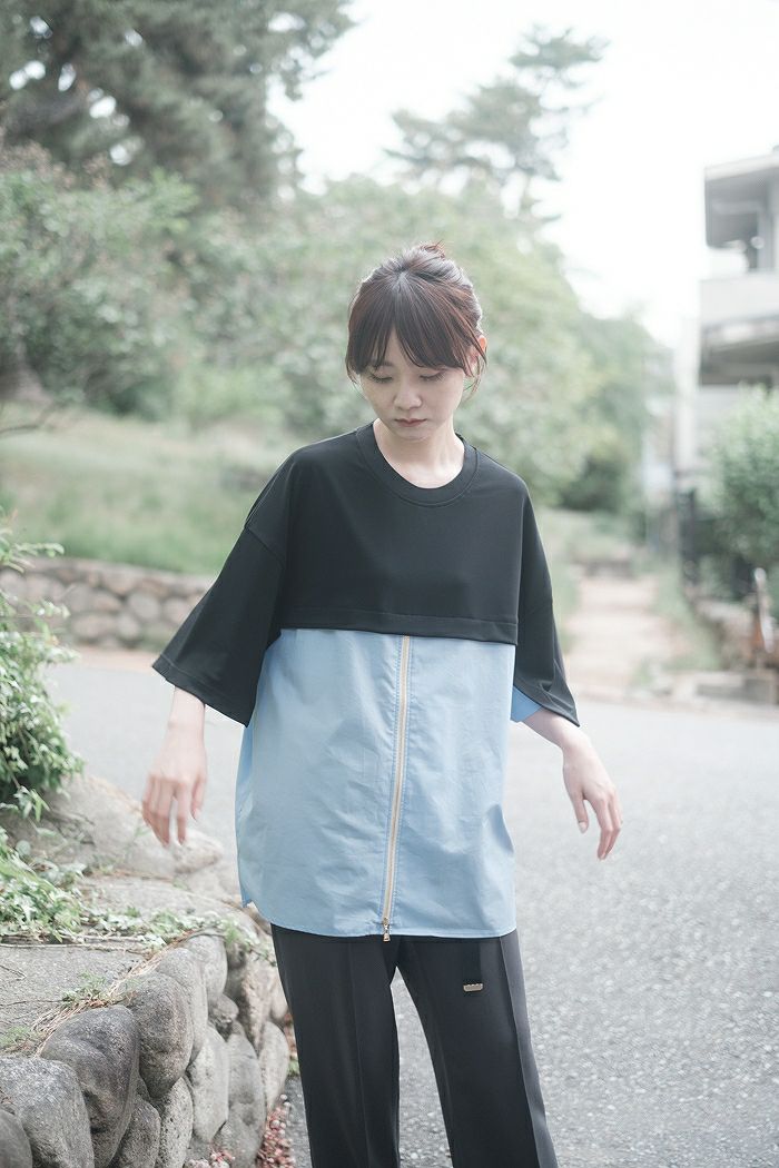 CULLNI クルニ , Shirt Cloth Combination Pullover(23SS)